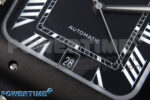 Santos de Cartier 40mm BVF 1:1 Best Edition Black Dial on Black Rubber Strap MIYOTA 9015 - Image 5