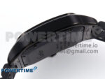 Santos de Cartier 40mm BVF 1:1 Best Edition Black Dial on Black Rubber Strap MIYOTA 9015 - Image 6
