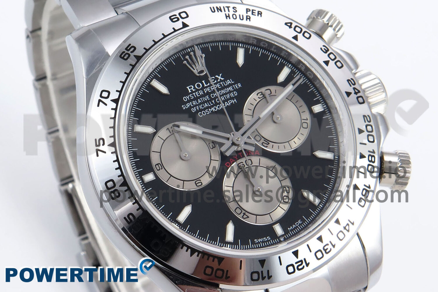 Daytona 126509 QF 1:1 Best Edition Black/Silver Dial on SS Bracelet SH4131 V6 (Gain Weight） - Image 2
