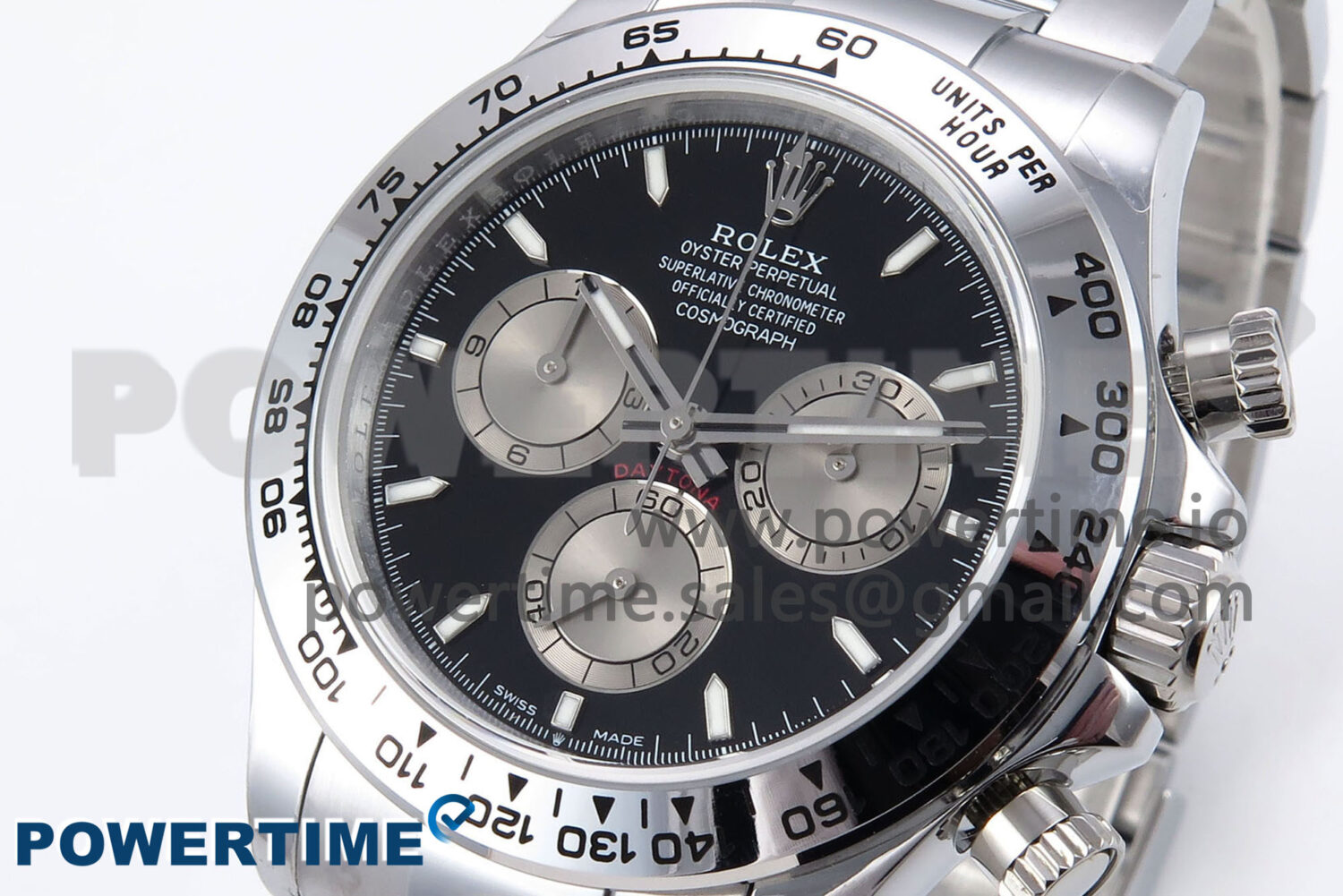 Daytona 126509 QF 1:1 Best Edition Black/Silver Dial on SS Bracelet SH4131 V6 (Gain Weight） - Image 3