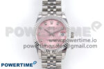 DateJust 31 278274 SS GMF 1:1 Best Edition 904L Steel Pink Diamonds Dial on Jubilee Bracelet A2824