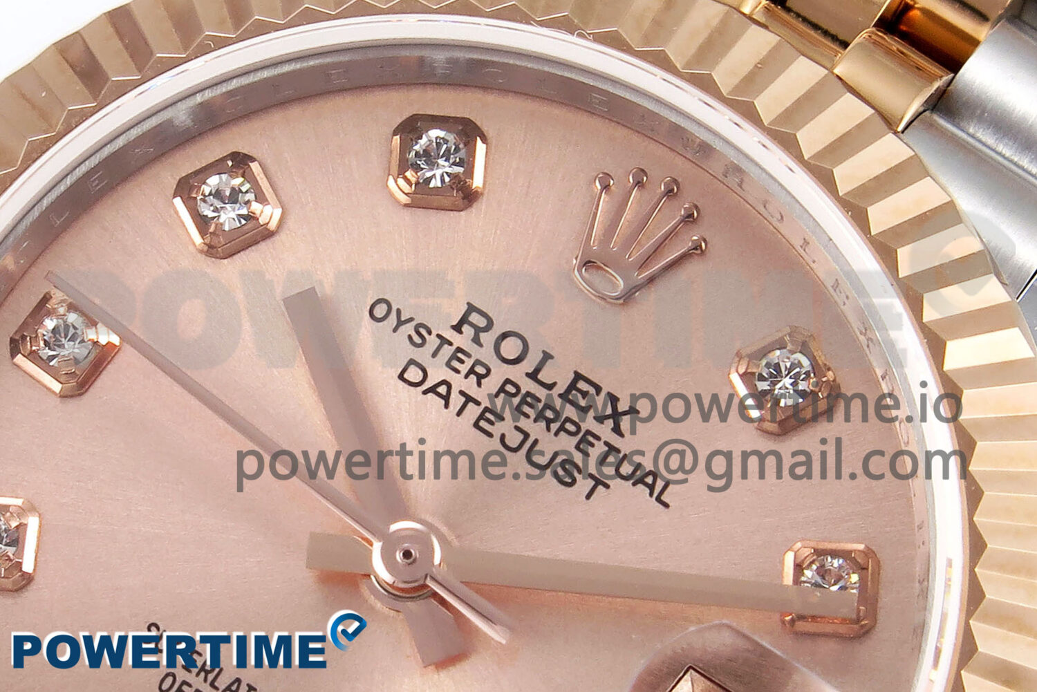 DateJust 31 278271 SS/RG GMF 1:1 Best Edition 904L Steel RG Diamonds Dial on Jubilee Bracelet A2824 - Image 4