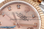 DateJust 31 278271 SS/RG GMF 1:1 Best Edition 904L Steel RG Diamonds Dial on Jubilee Bracelet A2824 - Image 4