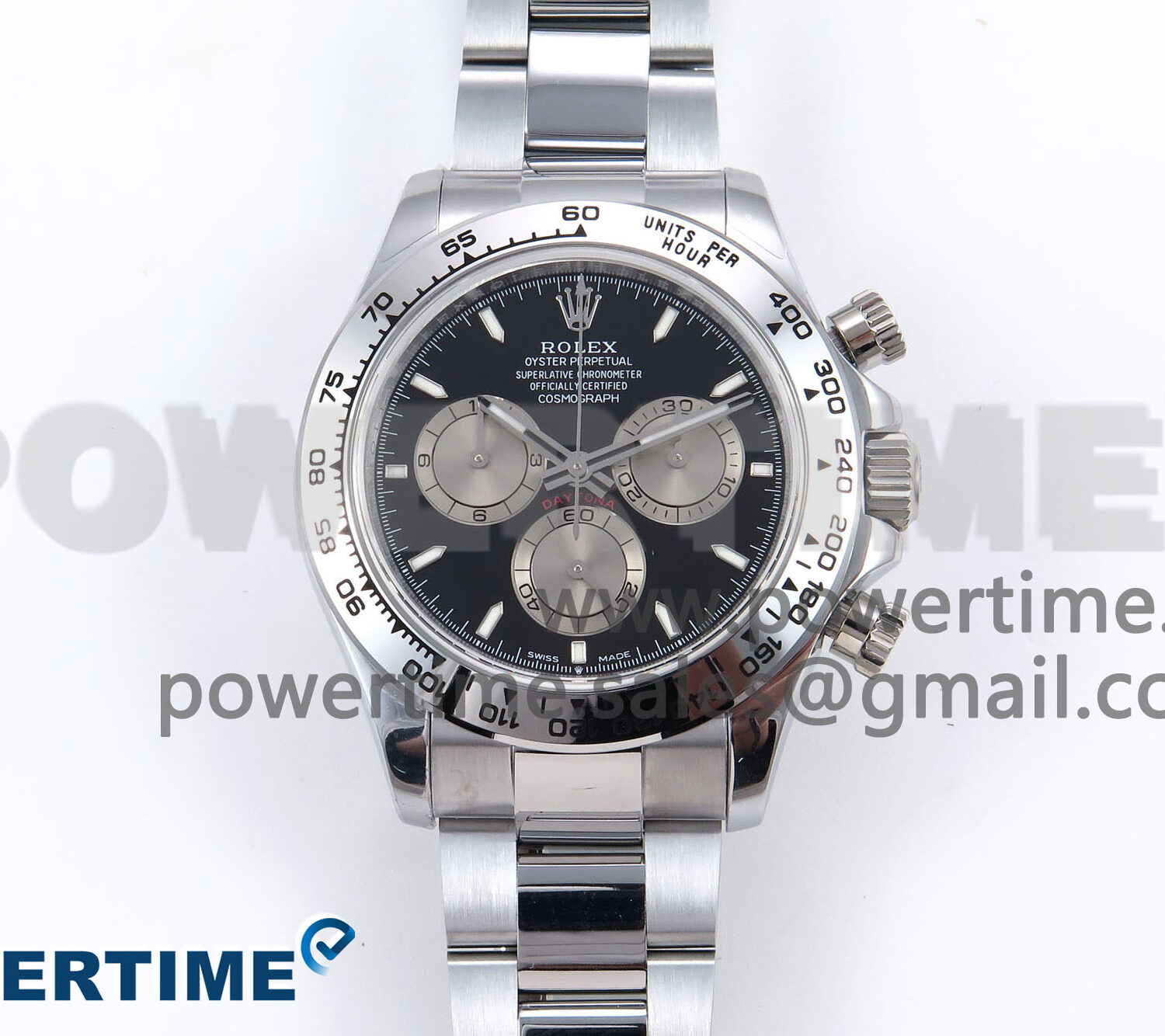 Daytona 126509 QF 1:1 Best Edition Black/Silver Dial on SS Bracelet SH4131 V6 (Gain Weight）
