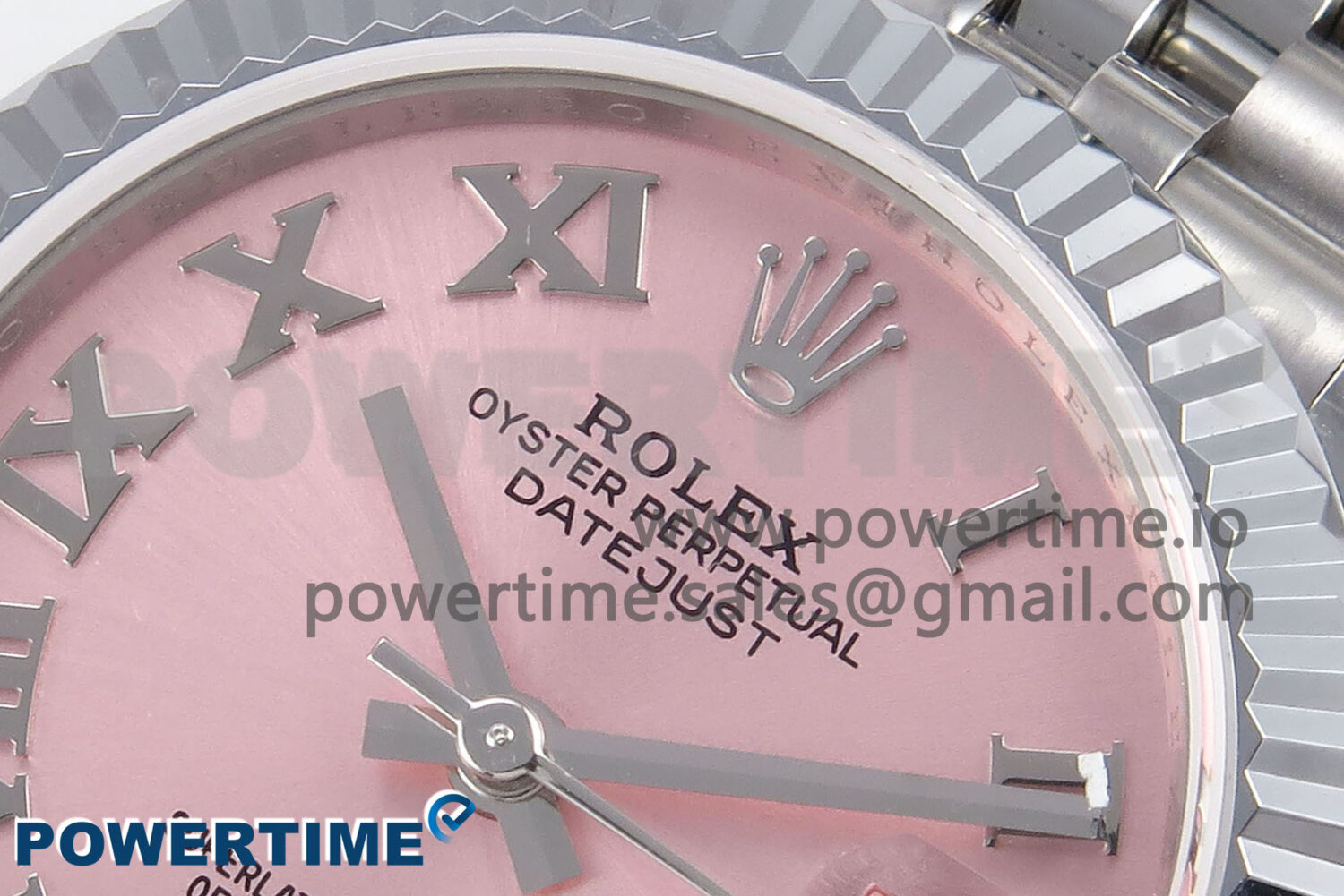 DateJust 31 278274 SS GMF 1:1 Best Edition 904L Steel Pink Roman Diamonds Dial on Jubilee Bracelet A2824 - Image 4