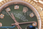DateJust 28 RG GMF 1:1 Best Edition Green Diamonds Dial on RG President Bracelet A2671 - Image 4