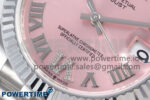 DateJust 31 278274 SS GMF 1:1 Best Edition 904L Steel Pink Roman Diamonds Dial on Jubilee Bracelet A2824 - Image 5
