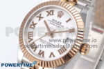 DateJust 31 278271 SS/RG GMF 1:1 Best Edition 904L Steel RG Roman Dial on Jubilee Bracelet A2824 - Image 3