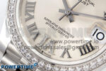 DateJust 31 278289RBR RG GMF 1:1 Best Edition 904L Steel Silver Roman Diamond Dial on Jubilee Bracelet A2824 - Image 5