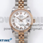 DateJust 31 278271 SS/RG GMF 1:1 Best Edition 904L Steel RG Roman Dial on Jubilee Bracelet A2824