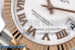 DateJust 31 278271 SS/RG GMF 1:1 Best Edition 904L Steel RG Roman Dial on Jubilee Bracelet A2824 - Image 5