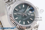 DateJust 28 SS GMF 1:1 Best Edition Green Stick Dial on SS President Bracelet A2671 - Image 2