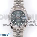 DateJust 28 SS GMF 1:1 Best Edition Green Stick Dial on SS President Bracelet A2671