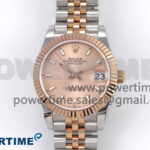 DateJust 31 278271 SS/RG GMF 1:1 Best Edition 904L Steel RG Stick Dial on Jubilee Bracelet A2824