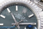 DateJust 28 SS GMF 1:1 Best Edition Green Stick Dial on SS President Bracelet A2671 - Image 4