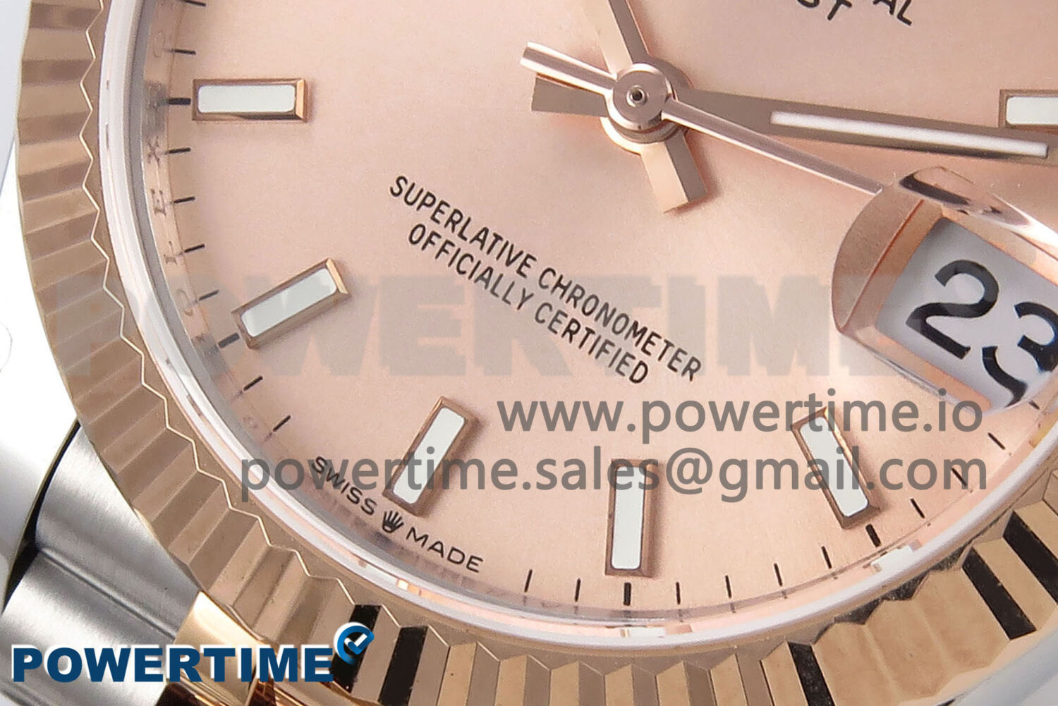 DateJust 31 278271 SS/RG GMF 1:1 Best Edition 904L Steel RG Stick Dial on Jubilee Bracelet A2824 - Image 5
