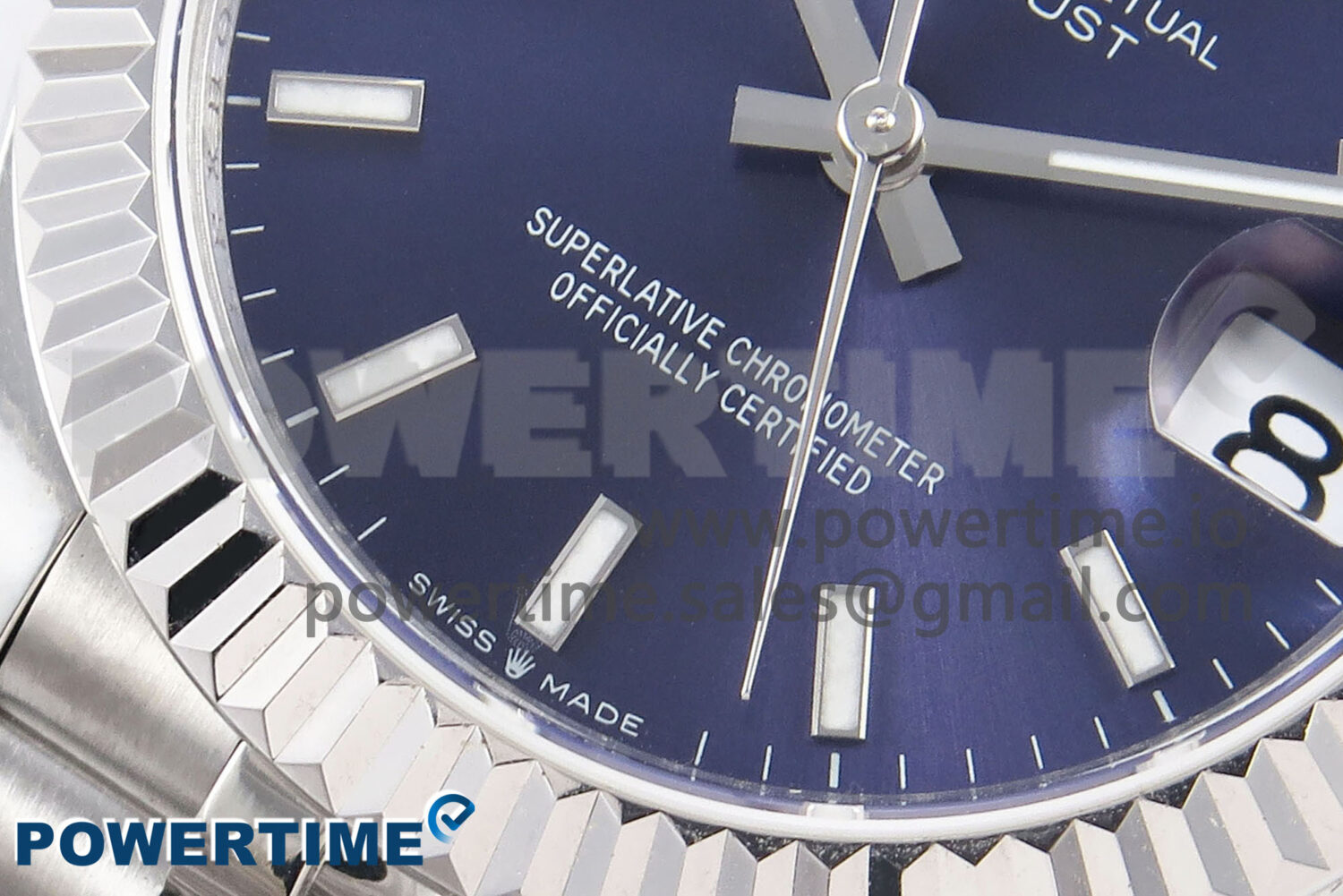DateJust 31 278274 SS GMF 1:1 Best Edition 904L Steel Blue Stick Dial on Jubilee Bracelet A2824 - Image 5