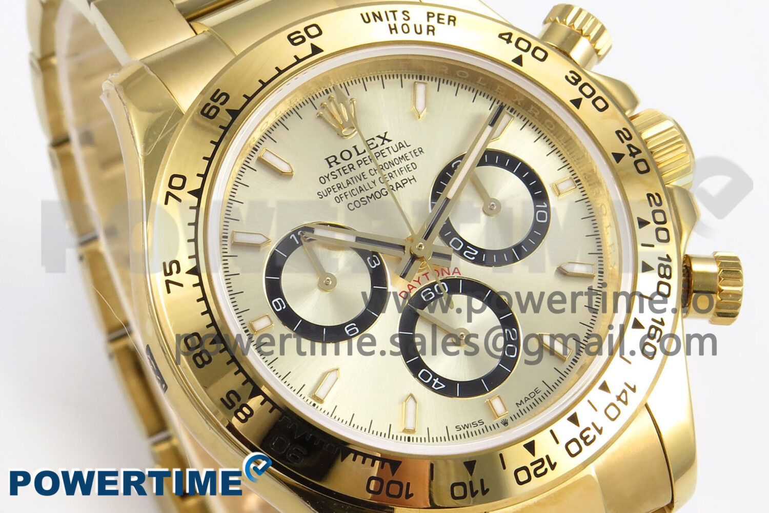 Daytona 126508 QF 1:1 Best Edition YG/Black Dial on YG Bracelet SH4131 V6 (Gain Weight） - Image 2