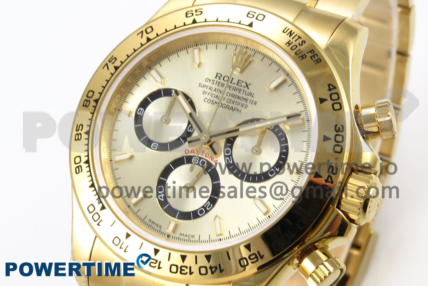 Daytona 126508 QF 1:1 Best Edition YG/Black Dial on YG Bracelet SH4131 V6 (Gain Weight） - Image 3