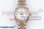 DateJust 31 278271 SS/RG GMF 1:1 Best Edition 904L Steel White Stick Dial on Jubilee Bracelet A2824