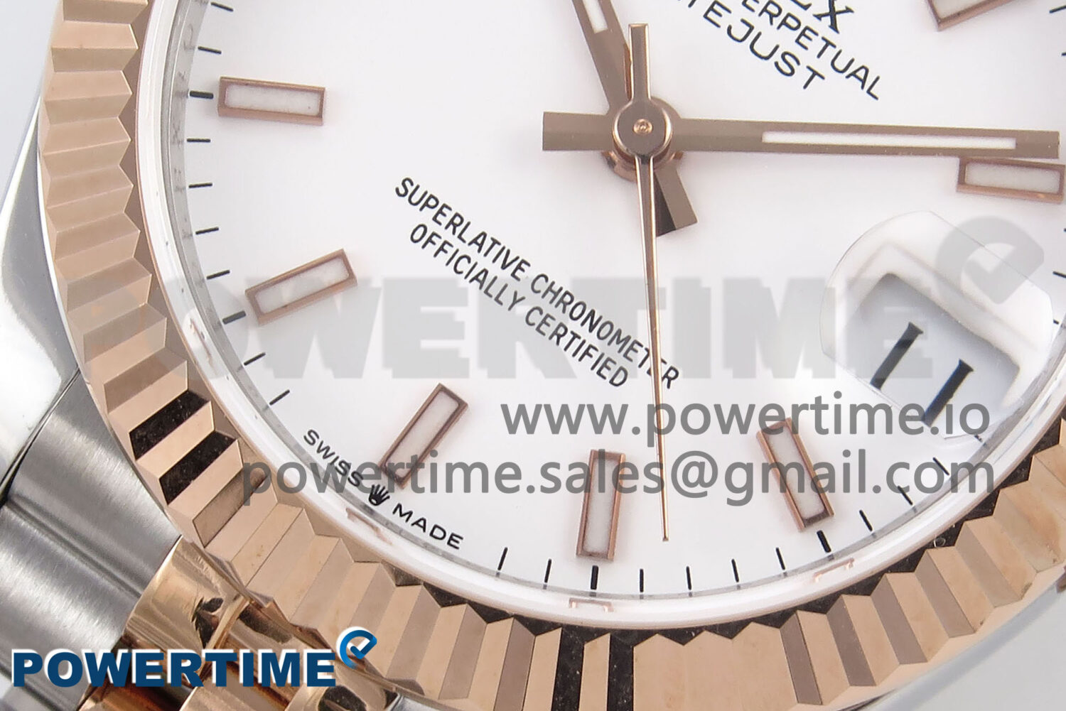 DateJust 31 278271 SS/RG GMF 1:1 Best Edition 904L Steel White Stick Dial on Jubilee Bracelet A2824 - Image 5
