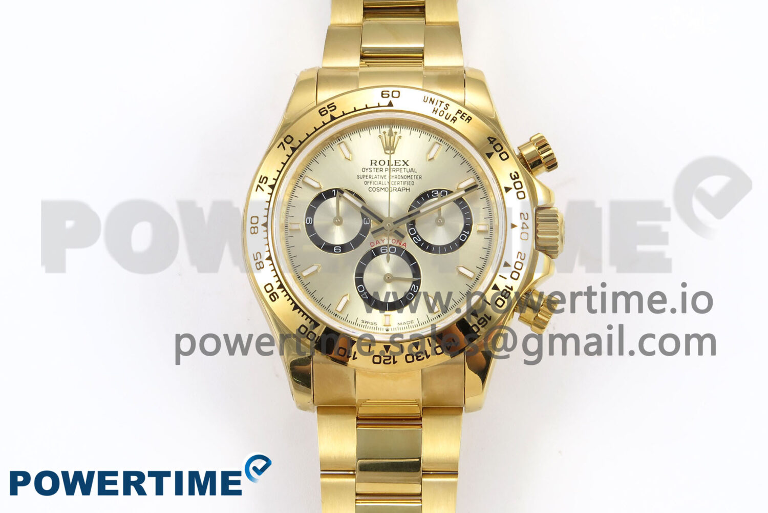 Daytona 126508 QF 1:1 Best Edition YG/Black Dial on YG Bracelet SH4131 V6 (Gain Weight） - Image 1