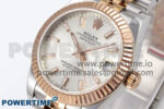 DateJust 31 278271 SS/RG GMF 1:1 Best Edition 904L Steel Silver Stick Dial on Jubilee Bracelet A2824 - Image 3