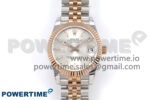DateJust 31 278271 SS/RG GMF 1:1 Best Edition 904L Steel Silver Stick Dial on Jubilee Bracelet A2824