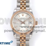 DateJust 31 278271 SS/RG GMF 1:1 Best Edition 904L Steel Silver Stick Dial on Jubilee Bracelet A2824