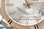 DateJust 31 278271 SS/RG GMF 1:1 Best Edition 904L Steel Silver Stick Dial on Jubilee Bracelet A2824 - Image 5