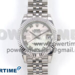 DateJust 31 278274 SS GMF 1:1 Best Edition 904L Steel White MOP Roman Dial on Jubilee Bracelet A2824
