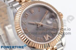 DateJust 31 278271 SS/RG GMF 1:1 Best Edition 904L Steel Gray Roman Diamonds Dial on Jubilee Bracelet A2824 - Image 2