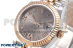 DateJust 31 278271 SS/RG GMF 1:1 Best Edition 904L Steel Gray Roman Diamonds Dial on Jubilee Bracelet A2824 - Image 3
