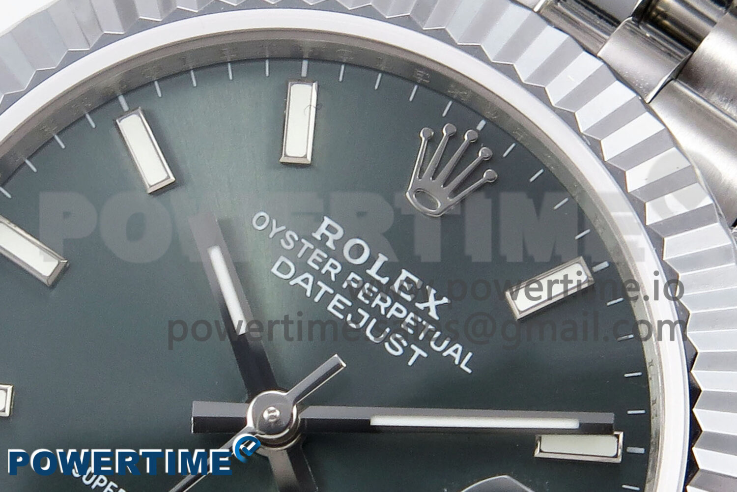 DateJust 31 278274 SS GMF 1:1 Best Edition 904L Steel Green Stick Dial on Jubilee Bracelet A2824 - Image 4