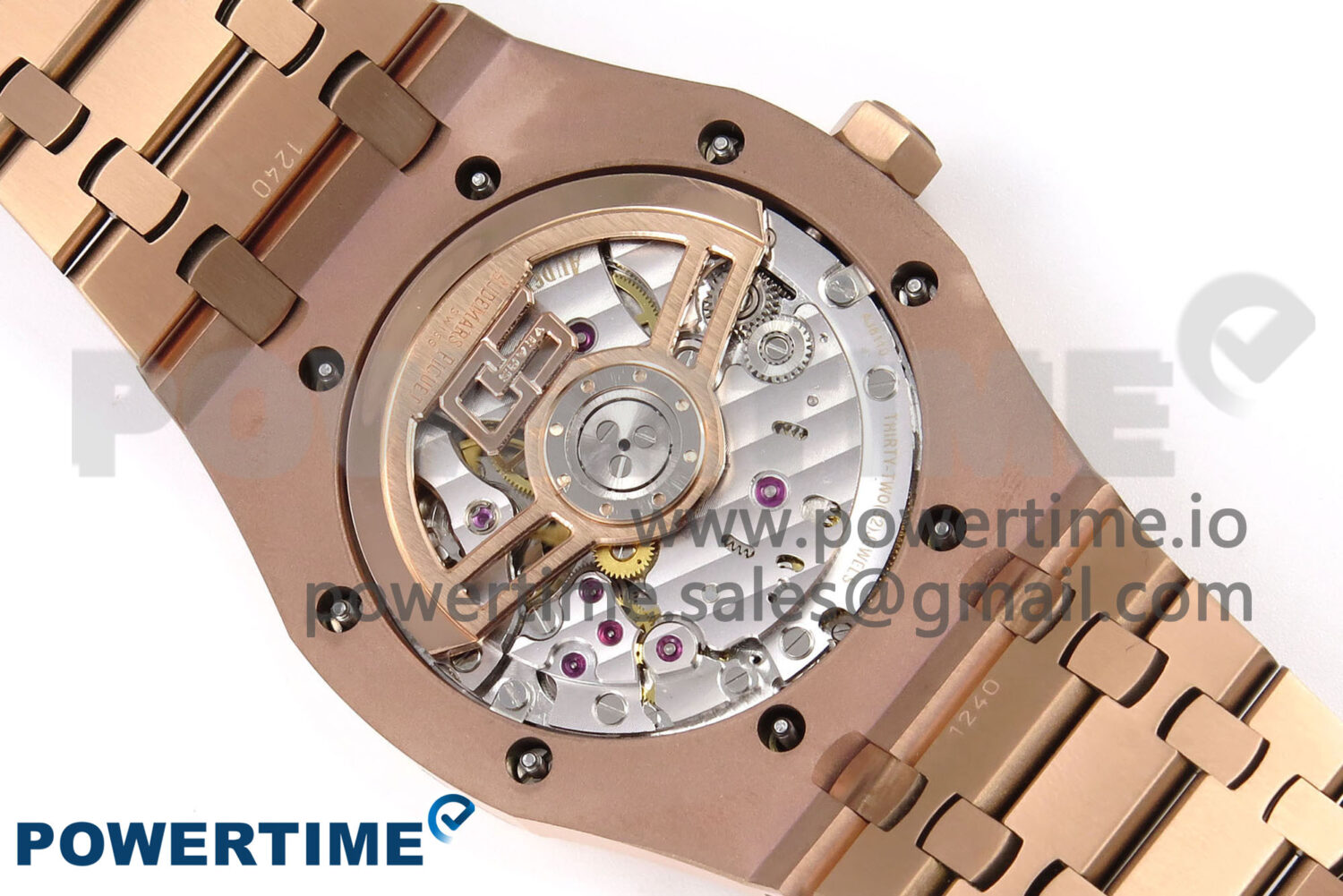Royal Oak 41mm 15510 “50th Anniversary” RG IPF 1:1 Best Edition Black Textured Dial on RG Bracelet SA4302 Super Clone - Image 10