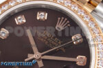 DateJust 31 278381RBR SS/RG GMF 1:1 Best Edition 904L Steel Brown Dimonds Dial on Jubilee Bracelet A2824 - Image 4