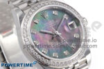 DateJust 31 278384RBR SS GMF 1:1 Best Edition 904L Steel Meteorite Diamonds Dial on Jubilee Bracelet A2824 - Image 2