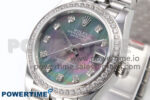 DateJust 31 278384RBR SS GMF 1:1 Best Edition 904L Steel Meteorite Diamonds Dial on Jubilee Bracelet A2824 - Image 3