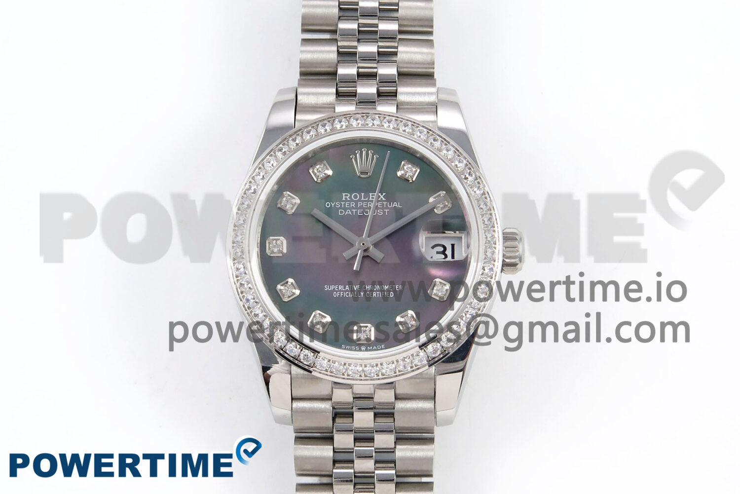DateJust 31 278384RBR SS GMF 1:1 Best Edition 904L Steel Meteorite Diamonds Dial on Jubilee Bracelet A2824 - Image 1