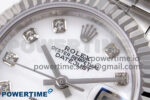 DateJust 28 SS GMF 1:1 Best Edition White MOP Dial on SS President Bracelet A2671 - Image 4