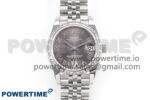 DateJust 31 278344RBR SS GMF 1:1 Best Edition 904L Steel Gray Roman Diamonds Dial on Jubilee Bracelet A2824