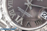 DateJust 31 278344RBR SS GMF 1:1 Best Edition 904L Steel Gray Roman Diamonds Dial on Jubilee Bracelet A2824 - Image 5