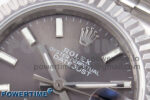 DateJust 28 SS GMF 1:1 Best Edition Gray Stick Dial on SS President Bracelet A2671 - Image 4