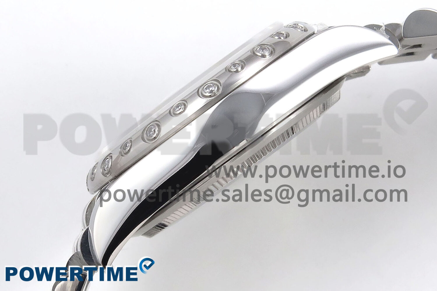 DateJust 31 278344RBR SS GMF 1:1 Best Edition 904L Steel Gray Roman Diamonds Dial on Jubilee Bracelet A2824 - Image 6