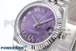DateJust 31 278274 SS GMF 1:1 Best Edition 904L Steel Purple Roman Diamonds Dial on Jubilee Bracelet A2824 - Image 4