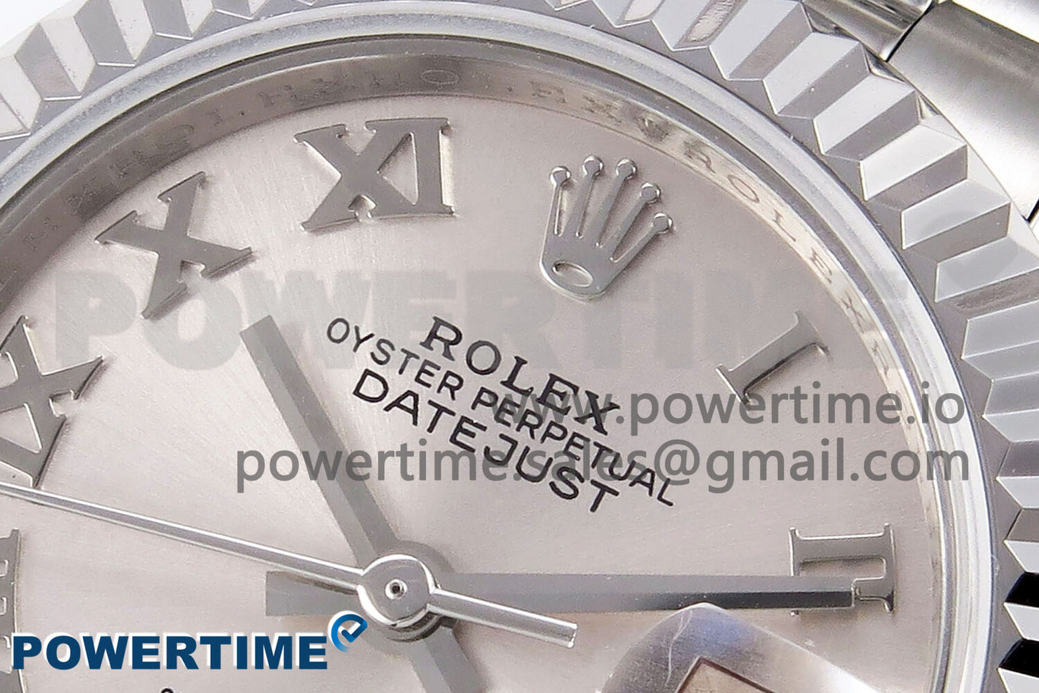 DateJust 28 SS GMF 1:1 Best Edition Silver Roman Dial on SS President Bracelet A2671 - Image 4