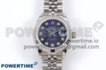 DateJust 28 SS GMF 1:1 Best Edition Blue Diamonds Dial on SS President Bracelet A2671