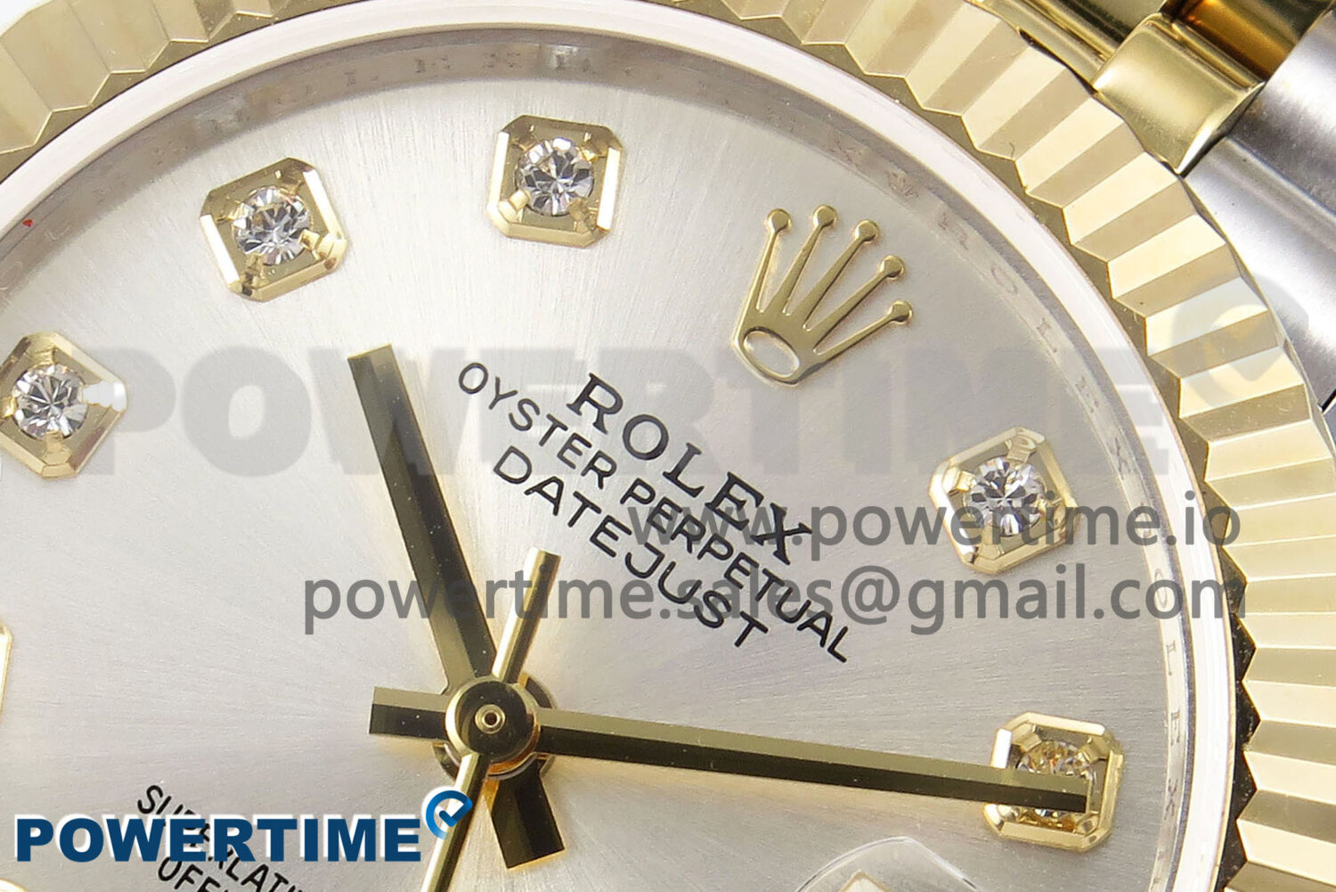 DateJust 31 278273 SS/YG GMF 1:1 Best Edition 904L Steel Silver Diamonds Dial on Jubilee Bracelet A2824 - Image 4