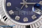 DateJust 28 SS GMF 1:1 Best Edition Blue Diamonds Dial on SS President Bracelet A2671 - Image 5