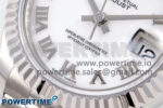 DateJust 28 SS GMF 1:1 Best Edition White Roman Dial on SS President Bracelet A2671 - Image 5